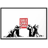  Slika - Sale (1 Part) Vertical 90x60 U crnom drvenom okviru | shoptok.hr