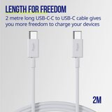ALLITY kabel AUC-03 USB-C -USB-C 2,0 m 60W BELO | Shoptok.si