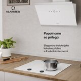 Klarstein Indukcijska kuhalna plošča Neotouch | Moderna in zmogljiva | 4 kuhalne cone | 9 nivojev | 7200 W | 60 cm | Shoptok.si