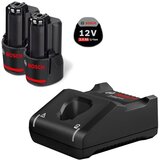 Bosch PROFESSIONAL 1600A019R8 2x GBA 12V/2,0Ah + GAL 12V-40 začetni komplet baterij Cene