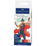 Faber-Castell PITT Artist pen B Comic set 6, (22005599) u