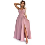 Numoco Elegant maxi long dress with straps | shoptok.hr
