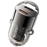 Auto punjač Y69 30W 3A 2 x USB-C crni