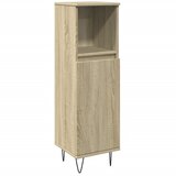 Maison Chic Kopalniška omarica - Kopalniški kabinet sonoma hrast 30x30x100 cm inženirski les, (21794424) Cene