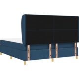 Plavi Modra Box Spring Postelja z Matracem 180x200 cm Tkanina, (22051390) | Shoptok.si