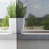 vidaXL Voile zavese z rod žepi 2 kosa črna | Shoptok.si