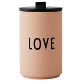 Design Letters Bež putna termo šalica Love, 350 ml Cijene