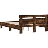  Okvir za krevet s uzglavljem boja hrasta 120x190 cm drveni | shoptok.hr