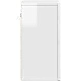 Viseći ormarić s policom Visoki sjaj bijela 60 x 20 x 40 cm | shoptok.hr
