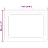  LED kupaonsko ogledalo s ogledalom *Transparent*an 70 x 50 cm | shoptok.hr