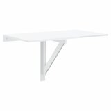 The Living Store Zložljiva stenska miza visok sijaj bela 100x60x56 cm inžen. les - Stenska Miza, (21420549) | Shoptok.si