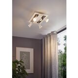 Eglo sarria reflektor/4, led, gu10, 4x5w, 4x400lm, kvadrat, krom/bijela | shoptok.hr