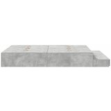  Krevet s ladicama Betonski sivi 140 cm Konstruirano drvo Slike