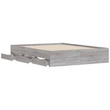 Okvir za krevet s ladicama boja hrasta 140x200 cm drveni | shoptok.hr
