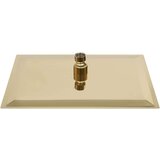 Glava za tuš od nehrđajućeg čelika 30 x 20 cm pravokutna zlatna | shoptok.hr