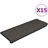  Samoljepljivi otirači za stepenice 15 kom 65x21x4 cm antracit | shoptok.hr
