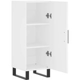 VidaXL Komoda bela 34,5x34x90 cm inženirski les Slike