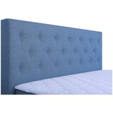 MID.YOU BOXSPRING POSTELJA 180 cm x 200 cm , tekstil, leseni material modra | Shoptok.si