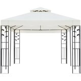  Sjenica s dvostrukim krovom bijela 6 x 3 m čelična | shoptok.hr