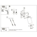  Brilagi - LED zidno spot svetlo ASMUS 1xGU10/7W/230V crna | Eponuda.com