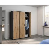 Rauch Möbel OMARA S KLASIČNIMI VRATI, siva, hrast artisan | Shoptok.si