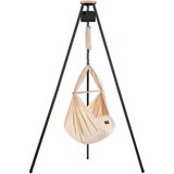 SCHMUSEWOLKE VISEČA MREŽA ZA DOJENČKE Set inkl. Tipi-Gestell und Motor 150/150/224 cm antracit, bež | Shoptok.si