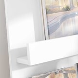  Polica za časopise Bijelo 51 x 11 x 102 cm Konstruirano drvo | Eponuda.com