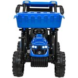 Traktor na akumulator s prikolicom MEGA D68 - plavi | shoptok.hr