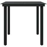  5-dijelni vrtni blagovaonski set s jastucima sivo-crni | shoptok.hr