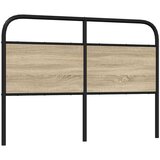 vidaXL Uzglavlje boja hrasta sonome 135 cm čelik i konstruirano drvo | shoptok.hr
