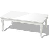  Stolić za kavu 115 x 65 x 42 cm visoko sjajni bijeli | shoptok.hr