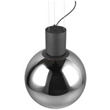 CINQUE Crna LED viseća svjetiljka sa staklenim sjenilom ø 50 cm Cipallone – | shoptok.hr
