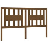 vidaXL Vzglavna medeno rjavo 141x4x100 cm trdna borovina, (20645644) | Shoptok.si