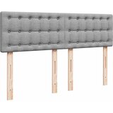  Krevet box spring s madracem svjetlosivi 140x200 cm od tkanine | shoptok.hr