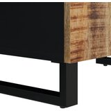  Komoda s 2 vrata 60 x 33 x 75 cm od masivnog drva manga | shoptok.hr