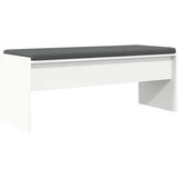  Klupa za hodnik s jastukom Bijelo 100 x 38 x 46 cm | shoptok.hr