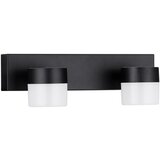 Nova Luce Mat črna aluminijasta LED stenska svetilka Teko – Cene