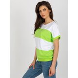 RELEVANCE Blouse-RV-BZ-8640.36X-white-green | Shoptok.si