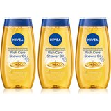 Nivea Natural Caring ulje za tuširanje za suhu kožu 3 x 200 ml | shoptok.hr