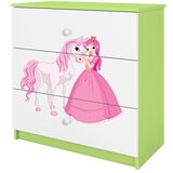HAPPYKIDS Komoda Dreamy princeza Zelena | shoptok.hr
