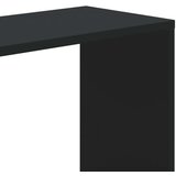 vidaXL Regal za knjige 5 razina crni 80,5 x 23,5 x 162,5 cm drveni | shoptok.hr
