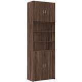 Maison Chic Visoka omara - Komoda - Predalnik rjavi hrast 80x42,5x249 cm inženirski les, (21722479) Cene