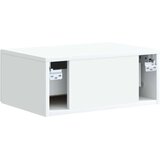  Stenski nočni omarici s predalom 2 pcs Bela 49 x 34,5 x 20 cm, (5000209420) | Shoptok.si