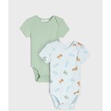 Sinsay Pamučni body s motivom dinosaura 2 pack Cijene