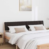  Tapecirani uzglavlje Crna 180 cm Čvrsto borovo drvo | shoptok.hr