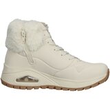 Skechers Gležnarji z vezalkami kremna / bela | Shoptok.si