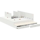  Krevet s ladicama s ladicama Bijelo 160 cm Konstruirano drvo | shoptok.hr