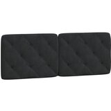 Maison Chic posteljno vzglavje - vzglavna omarica - vzglavna stranica črna 140 cm žamet, (21704148) | Shoptok.si