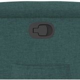  Naslonjač na podizanje od tkanine tamnozeleni | shoptok.hr