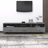 vidaXL TV ormarić tamnosivi 158 x 40 x 40 cm od masivne borovine Cijene
